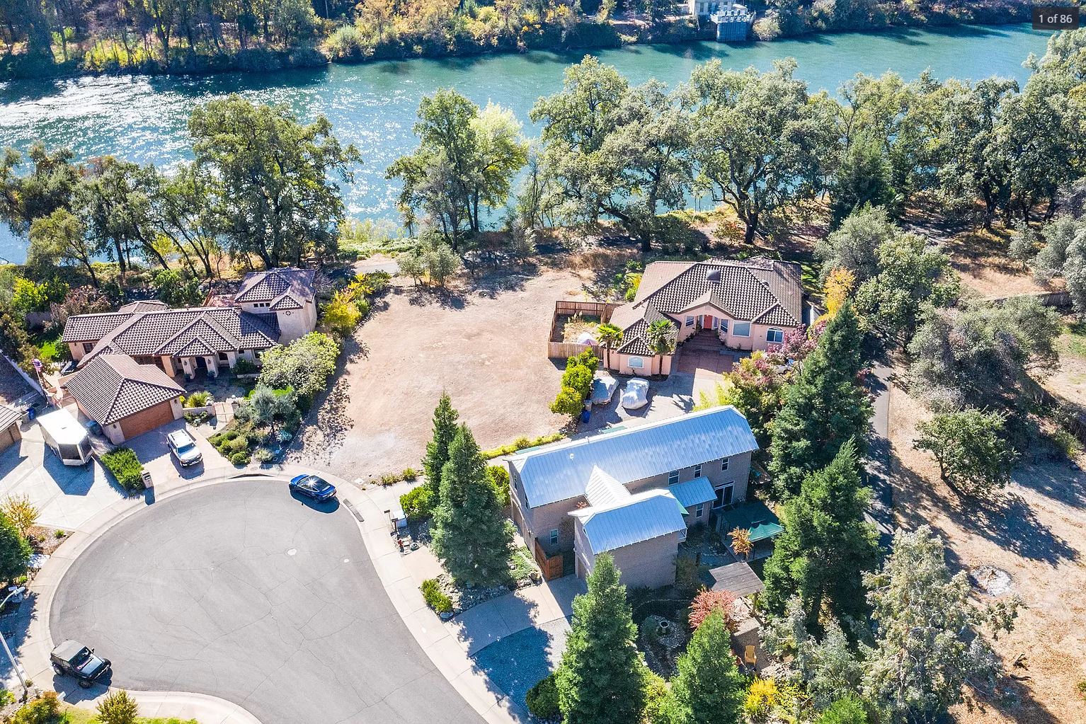 Aerial view of Apples River house B&B and Airbnb 